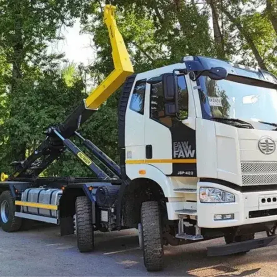 Крюковой погрузчик Palfinger PH T26 8х4 на шасси FAW CA3310